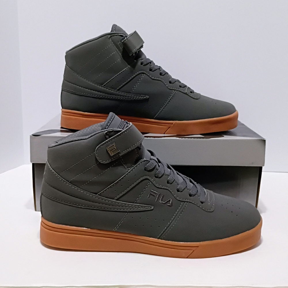 Fila Vulc 13 Mens Gum Charcoal Gray Synthetic Lifestyle Sneakers